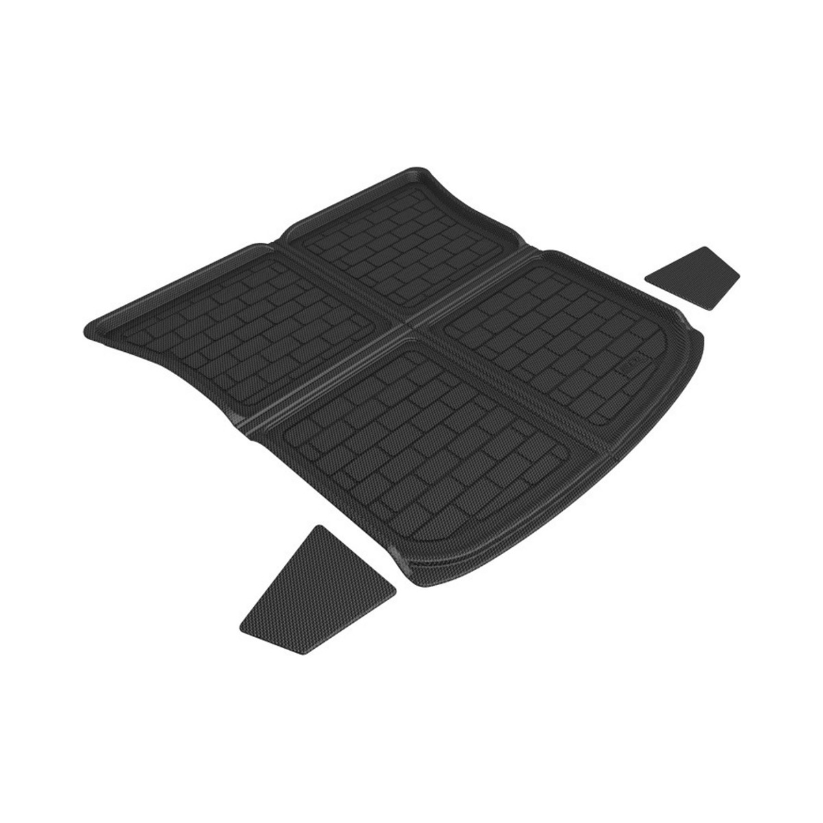 3D MAXpider Kagu Cargo Liner Upper Rear Black For Tesla Model X 2021-2021 Image 3D MAXpider Kagu Cargo Liner Upper Rear Black 2021-2021 Tesla Model X