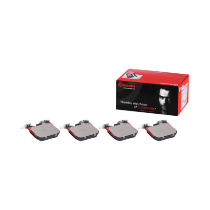 Brembo Premium NAO Ceramic Front Disc Brake OE Equivalent Pad Set For BMW i8 2014-2020