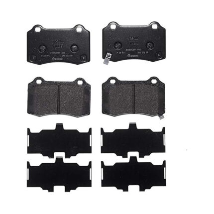 Brembo OE Equivalent Low-Met Rear Disc Brake Pad Set For Tesla Model X 2016-2021
