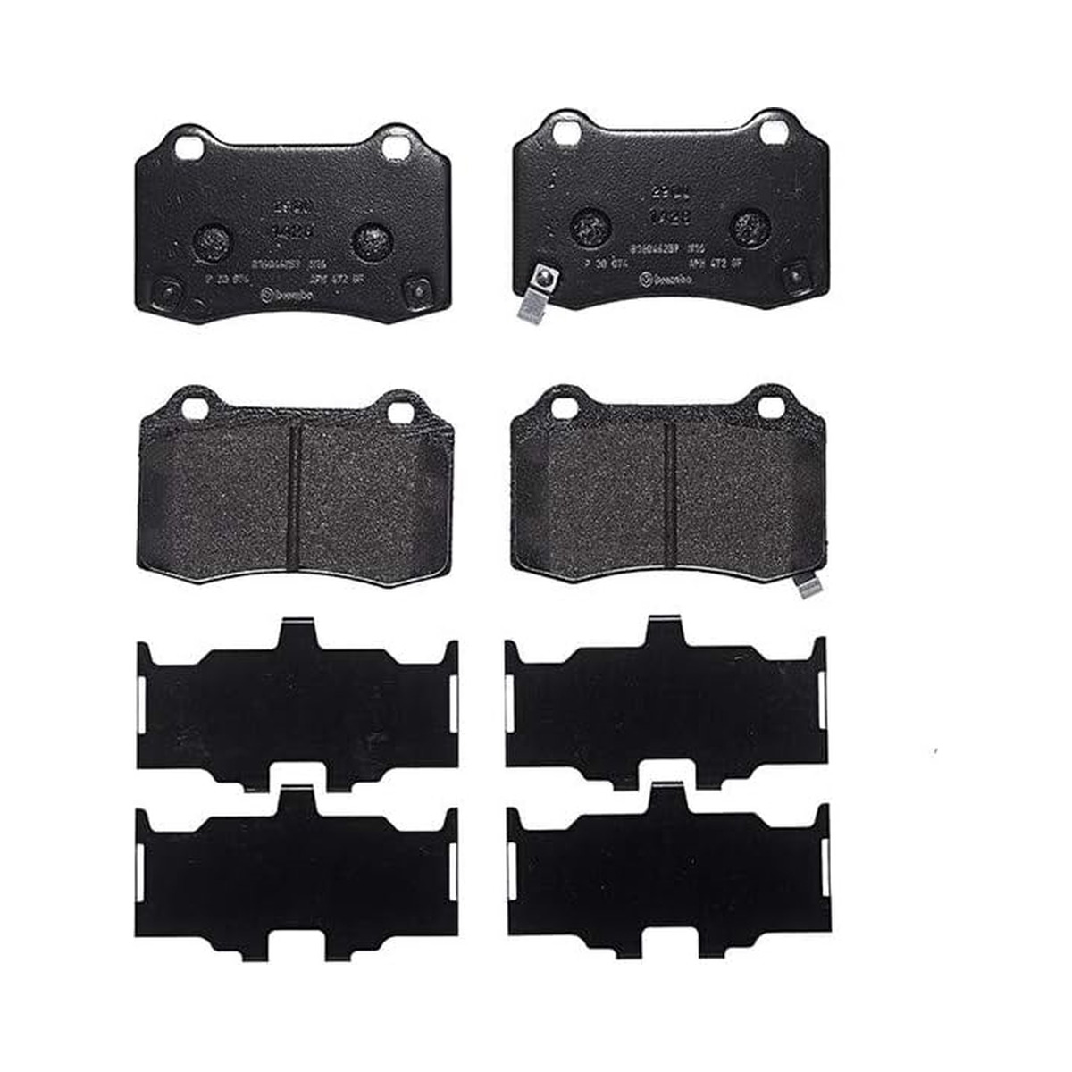 Brembo OE Equivalent Low-Met Rear Disc Brake Pad Set For Tesla Model X 2016-2021 Image Brembo OE Equivalent Low-Met Rear Disc Brake Pad Set For Tesla Model X 2016-2021