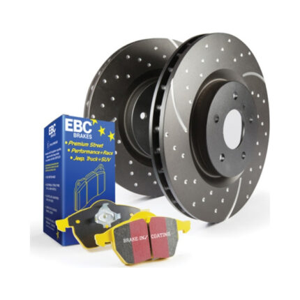 EBC S5 Front Kits Yellowstuff Pads and GD Rotors For Tesla Model S 2017-2022
