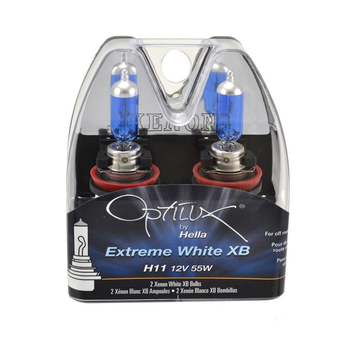 Hella H11 12V 55W Xenon White Optilux XB Halogen Bulbs For BMW i3 2014-2017 Image Hella H11 12V 55W Xenon White Optilux XB Halogen Bulbs For BMW i3 2014-2017
