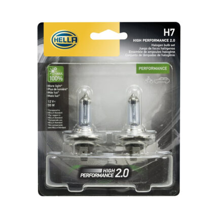 Hella H7 12V 55W PX26D 2.0TB High Performance Halogen Bulbs For BMW i3 2014-2017