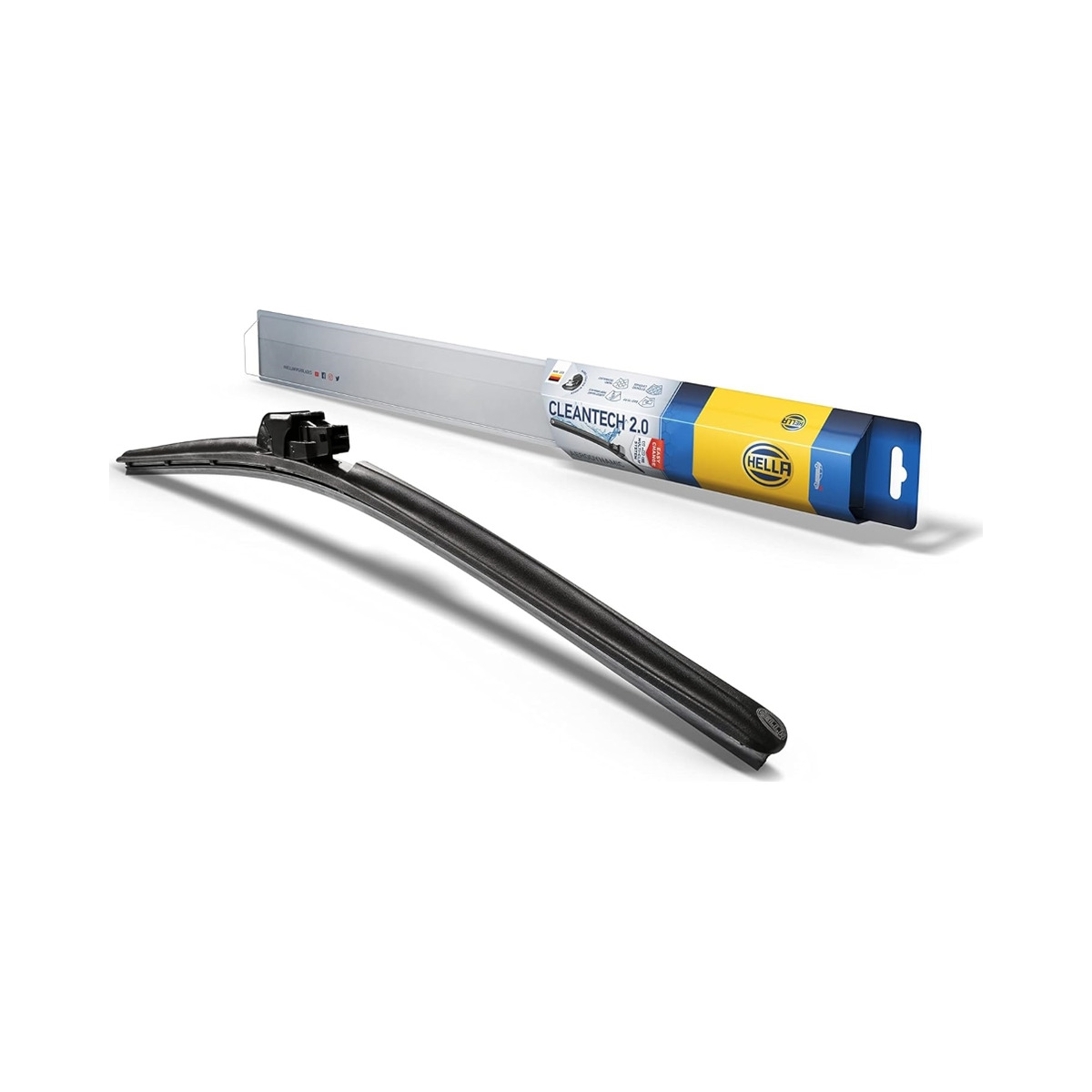 Hella OE Quality Clean Tech Wiper Blade 18in Single Passenger Side For Tesla Model X 2016-2021 Image Hella OE Quality Clean Tech Wiper Blade 18in Single Passenger Side For Tesla Model X 2016-2021