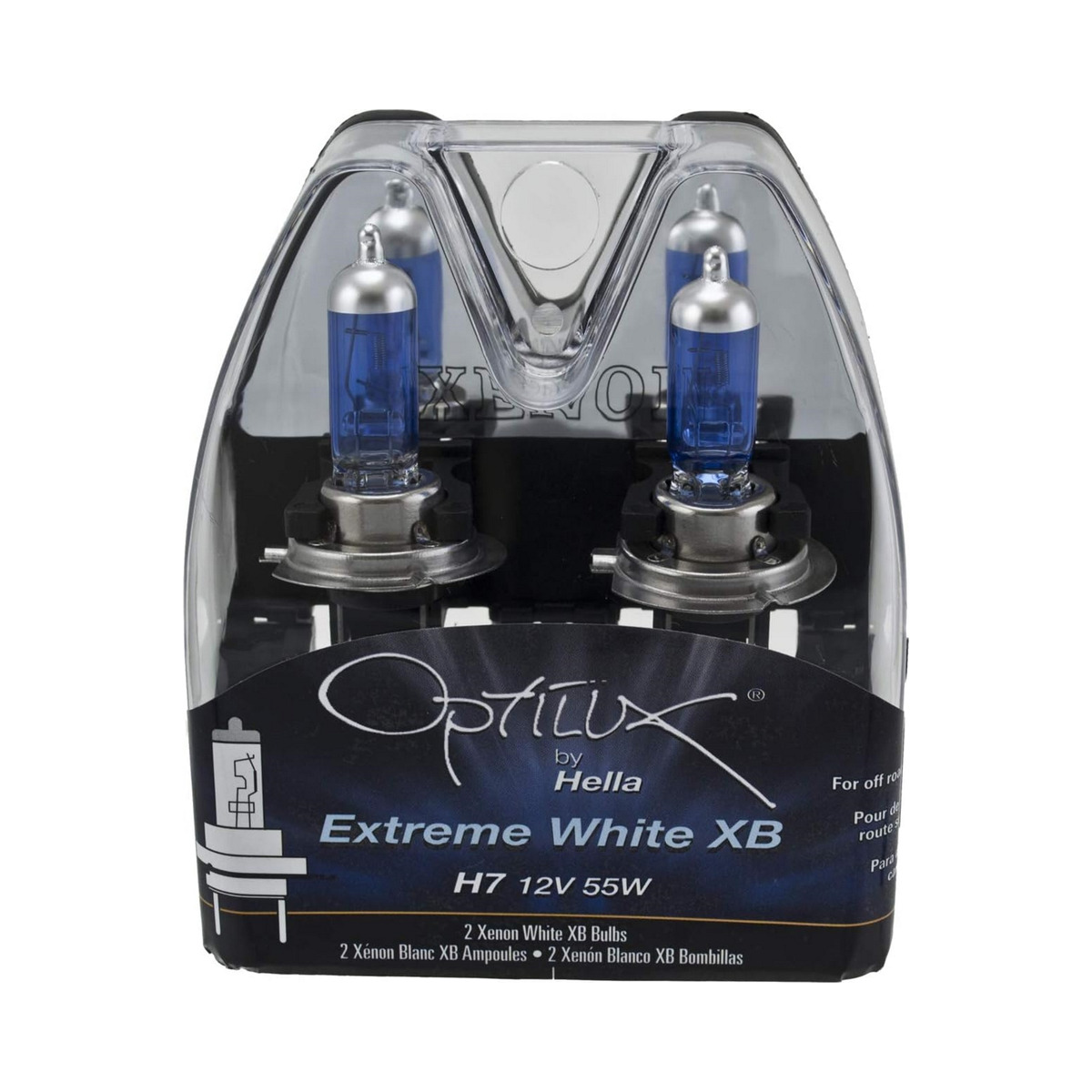 Hella Optilux XB 12V 55W H7 Xenon White Halogen Bulbs For BMW i3 2014-2017 Image Hella Optilux XB 12V 55W H7 Xenon White Halogen Bulbs For BMW i3 2014-2017