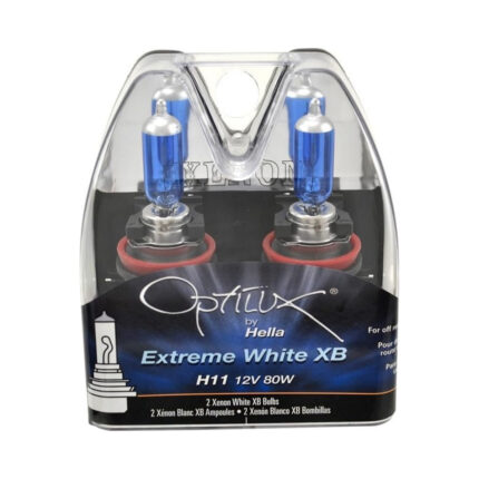 Hella Optilux XB Extreme H11 12V 80W Xenon White Halogen Bulbs For BMW i3 2014-2017