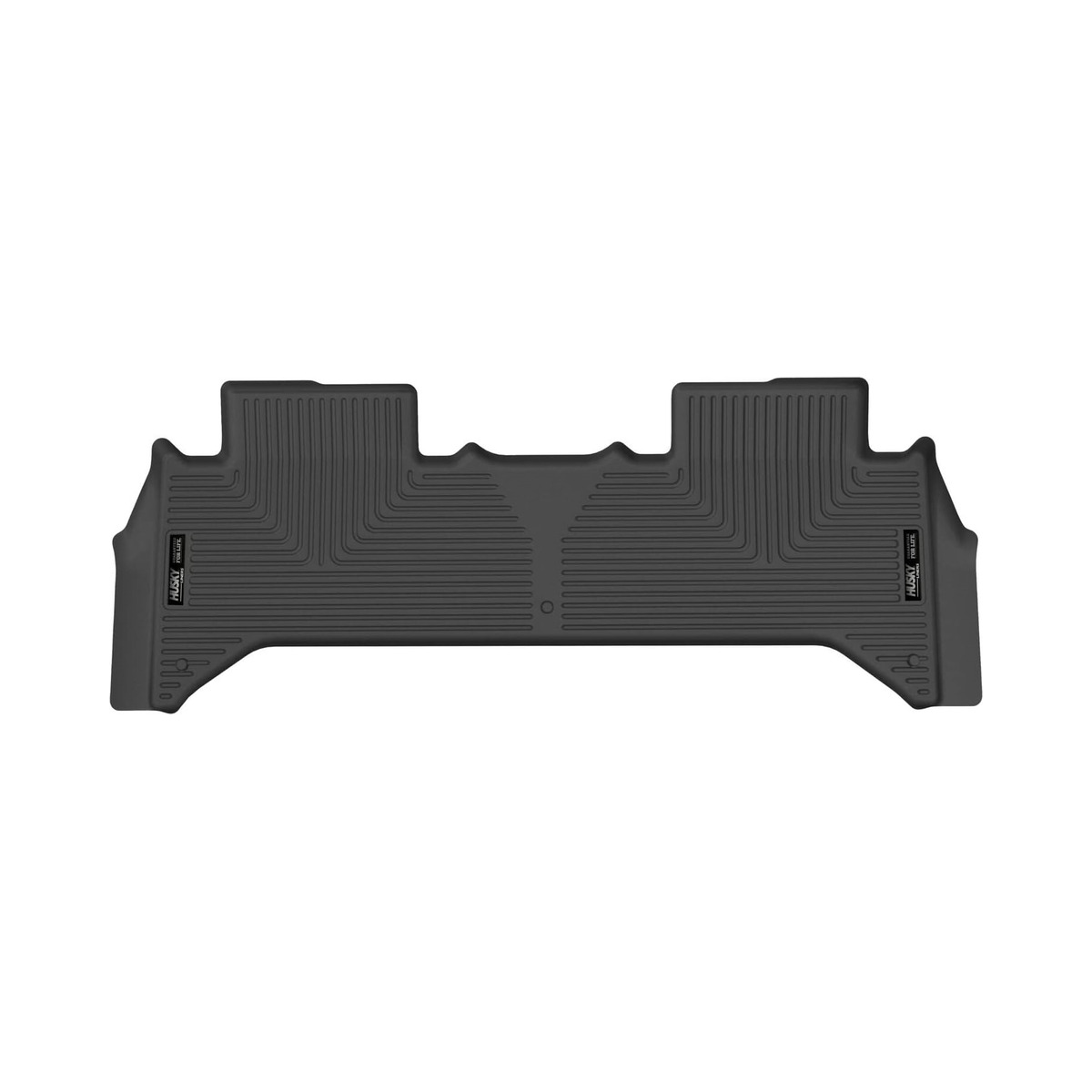Husky Liners WeatherBeater 2nd Seat Floor Liner - Black For Rivian R1T 2022-2023 Image Husky Liners WeatherBeater 2nd Seat Floor Liner - Black For Rivian R1T 2022-2023