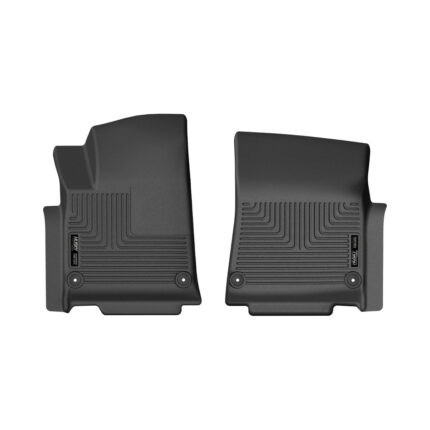Husky Liners X-ACT Contour Front Floor Liners Black For Rivian R1T 2022-2024