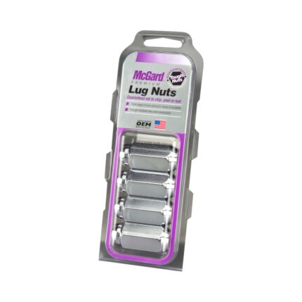 McGard Hex Cone Seat Style Lug Nut 4-Pack 13/16 Hex Chrome For Tesla Model 3/Y/S/X