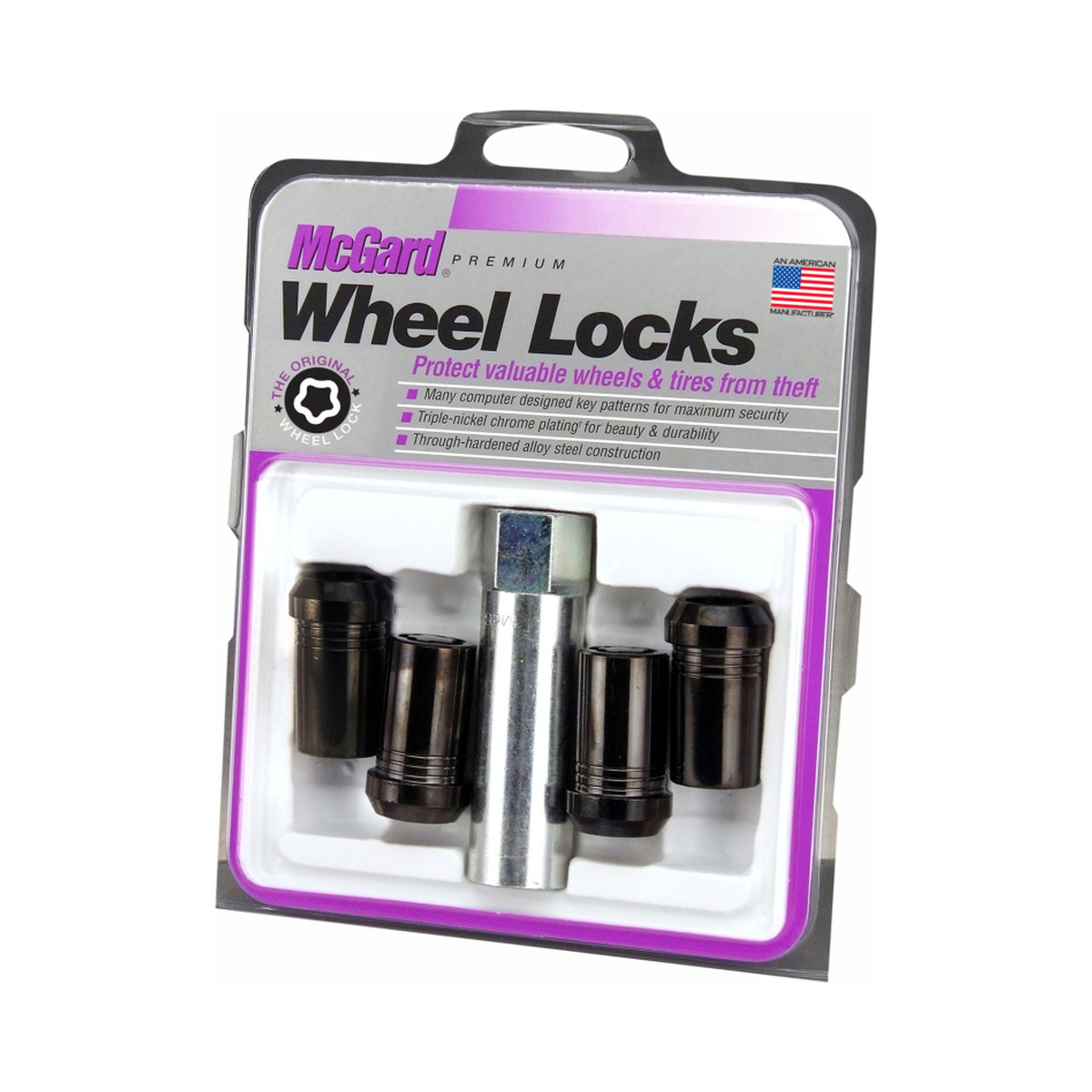 McGard Tuner Style Cone Seat Wheel Lock Nut Set 4pk. Black For Tesla Model 3/Y/S/X Image McGard Tuner Style Cone Seat Wheel Lock Nut Set 4pk. Black For Tesla Model 3/Y/S/X