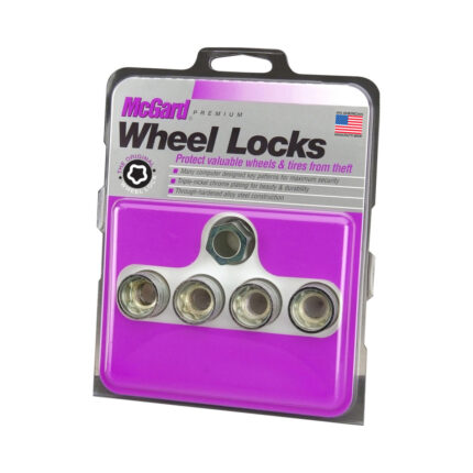 McGard Wheel Cone Seat Under Hub Cap Style Lock Nut Set 4pk. 22mm Hex For Tesla Model 3/Y/S/X