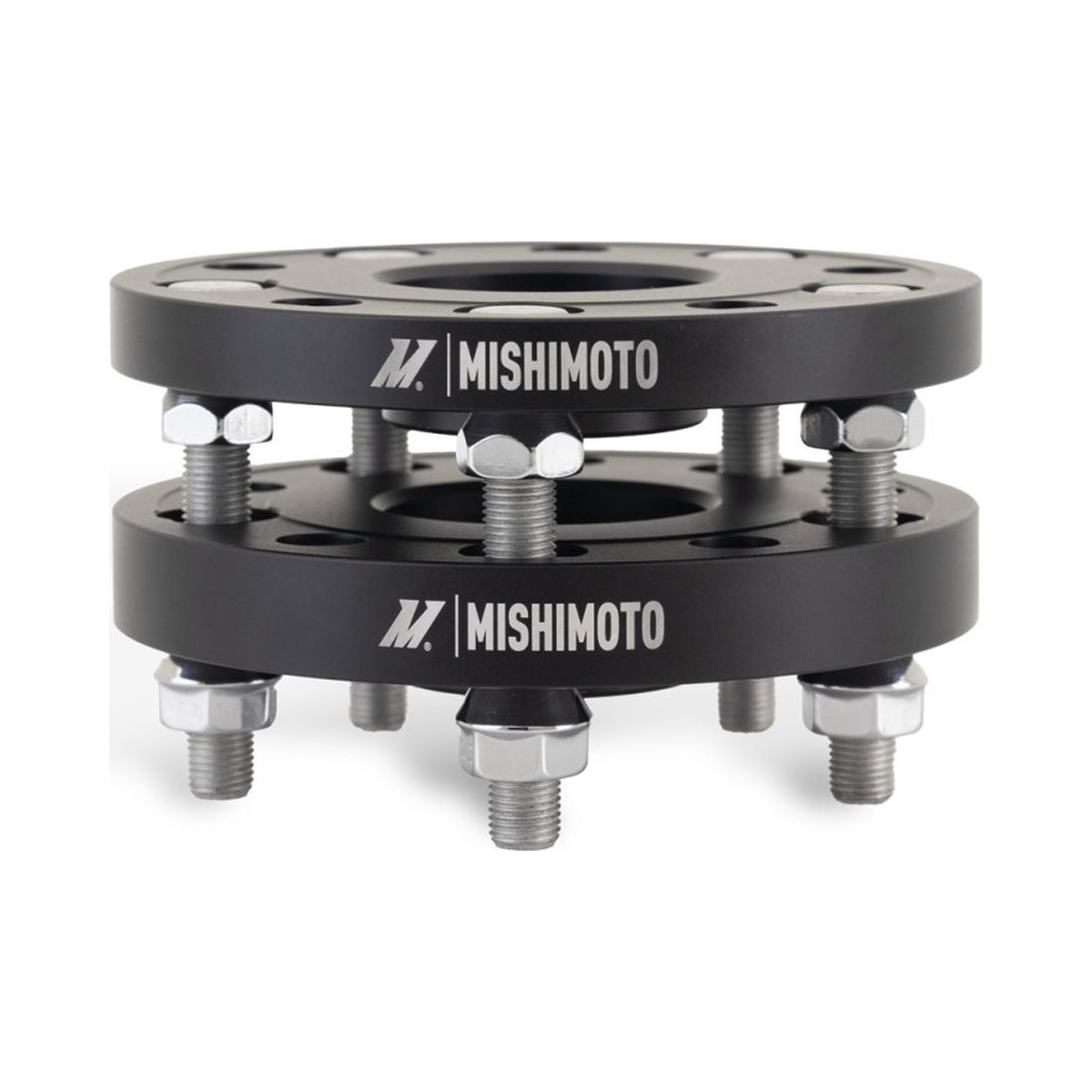 Mishimoto Wheel Spacer Kit Staggered 15mm Front, 20mm Rear For Tesla Model 3 2017-2023 Image Mishimoto Wheel Spacer Staggered Bundle 15mm + 20mm For 2017-2023 Tesla Model 3