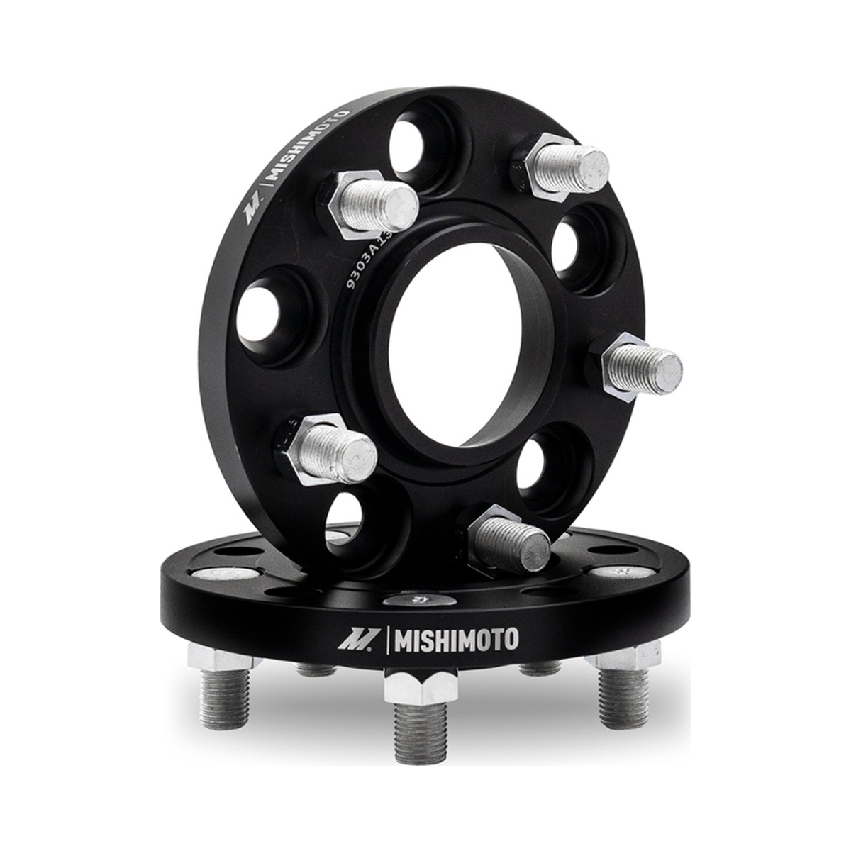 Mishimoto Wheel Spacers 5x114.3 64.1 CB M14x1.5 20mm BK For Tesla Model 3 2017-2023 Image Mishimoto Wheel Spacers 5x114.3 64.1 CB M14x1.5 20mm BK For 2017-2023 Tesla Model 3