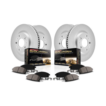 Power Stop Front & Rear Z17 Evolution Geomet Coated Brake Kit For Chevrolet Bolt EV 2017-2023