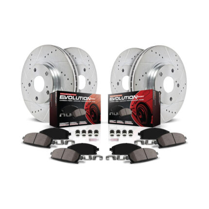Power Stop Front & Rear Z23 Evolution Sport Brake Kit For Chevrolet Bolt EV 2017-2023