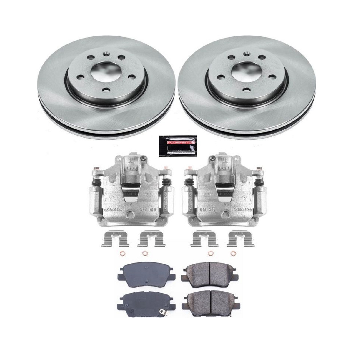Power Stop Z17 Evolution Plus Stock Replacement Front Brake Kit w/Calipers For Chevrolet Bolt EV 2017-2019 Image Power Stop Z17 Evolution Plus Stock Replacement Front Brake Kit w/Calipers For Chevrolet Bolt EV 2017-2019