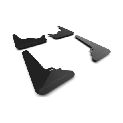 Rally Armor Black UR Mud Flap w/ Metallic Black Logo For 2021-2023 Tesla Model S/S Plaid