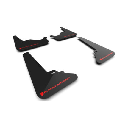 Rally Armor Black UR Mud Flap w/ Red Logo For 2021-2023 Tesla Model S/S Plaid