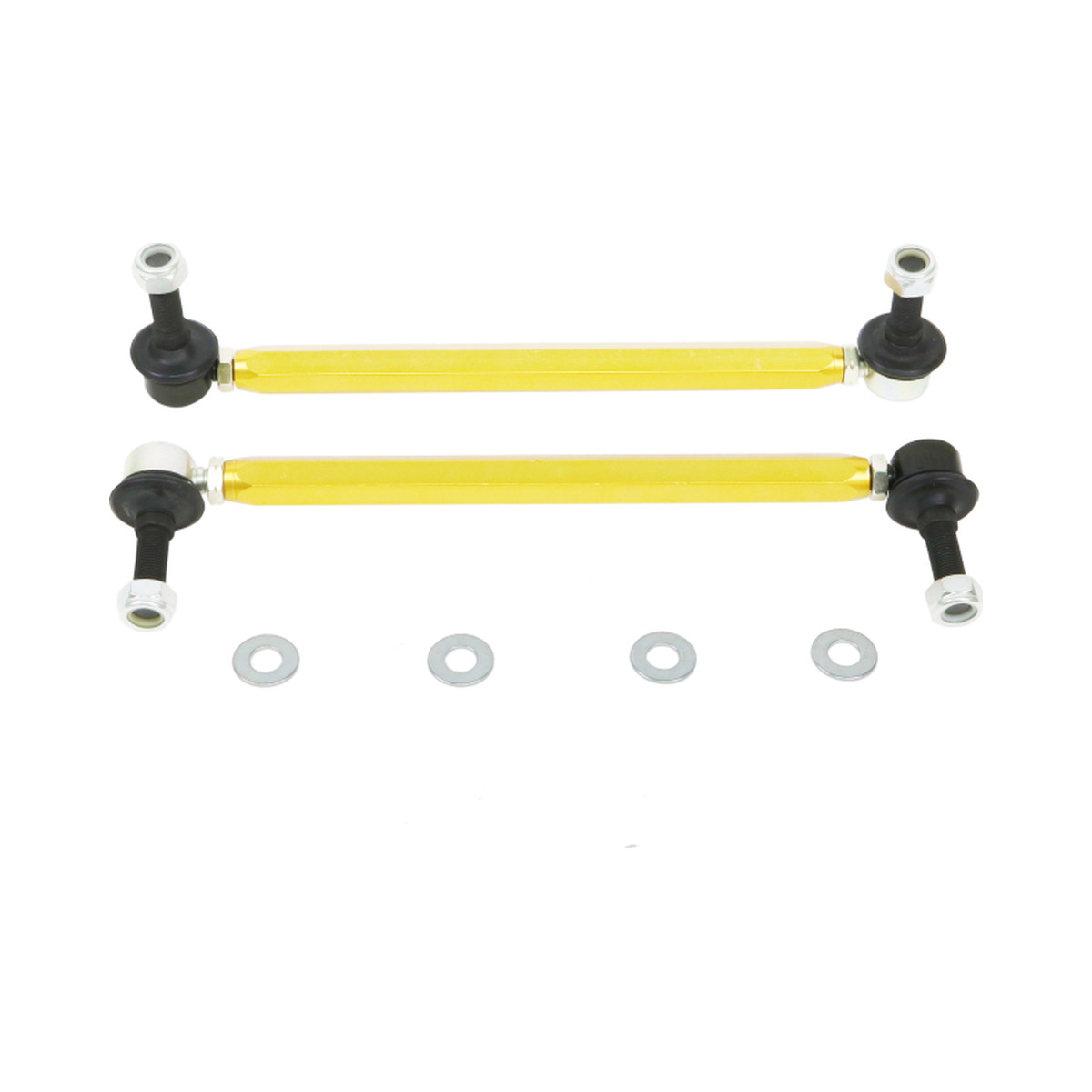 Whiteline Front Sway Bar Link Kit HD Adjustable Steel Ball For Tesla Model 3 2017-2024 Image Whiteline Front Sway Bar Link Kit HD Adjustable Steel Ball For Tesla Model 3 2017-2024